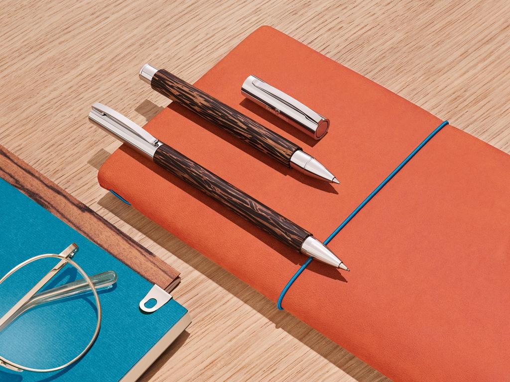 Ambition Kokosnussholz Kugelschreiber Offiziell Importiert FABER-CASTELL Stift, Ölbasis, 148150,