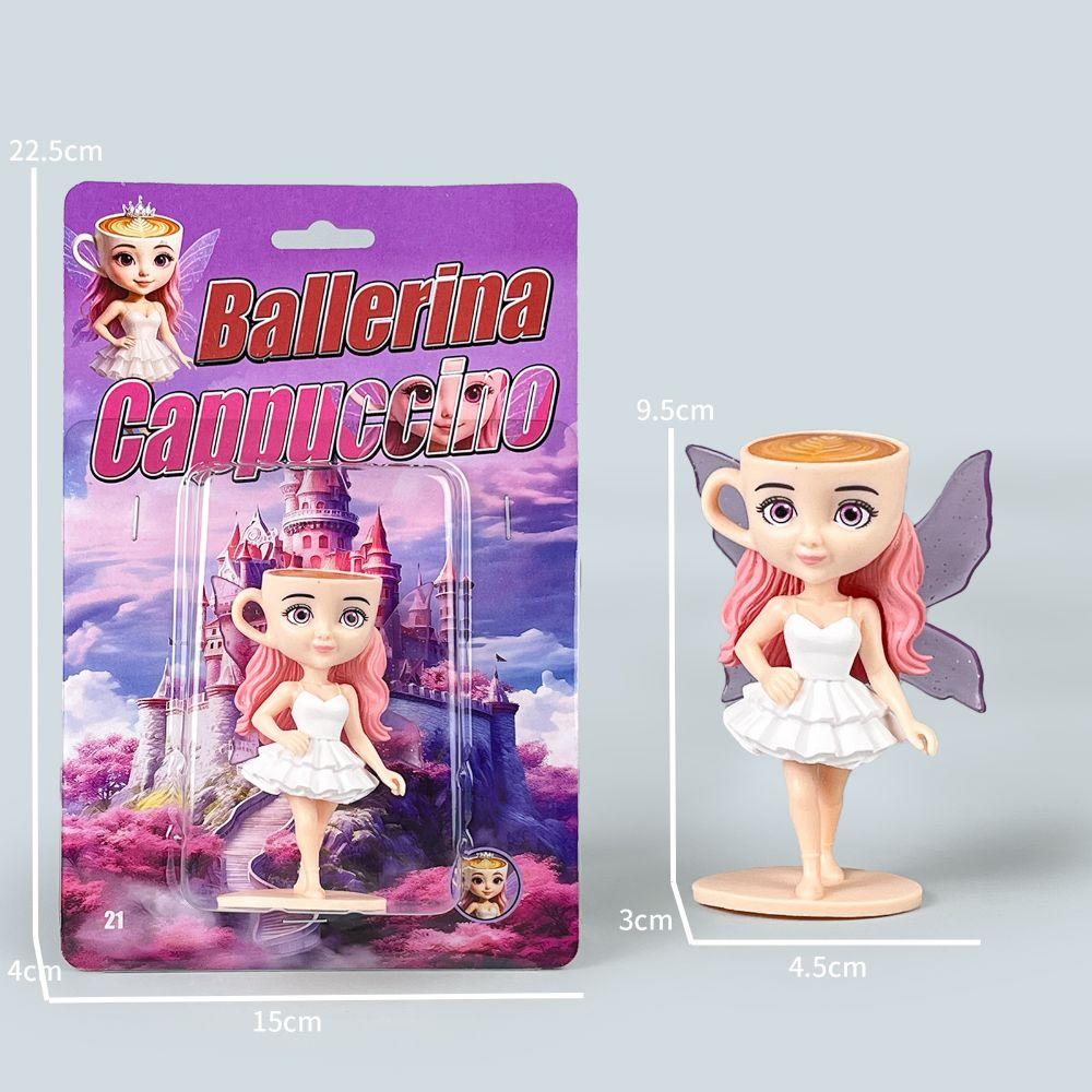 NEW Italian Brainrot Anime Action Figure Set Tung Tung Sahur Tralalero Tralala Bombardino Crocodilo Figures Model Toy Gifts