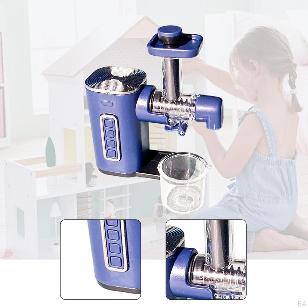 1/12 Entsafter Modell Puppenhaus Dekoration, Simulationsmöbel Kleine Küchengeräte Lebensszene für