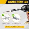 Federbelasteter Schraubenhalter Bit, Schraubengreifer Werkzeug Universal Anti-Drop Schraubendreher Bit Schrauben Halter Klemme Befestigungsset