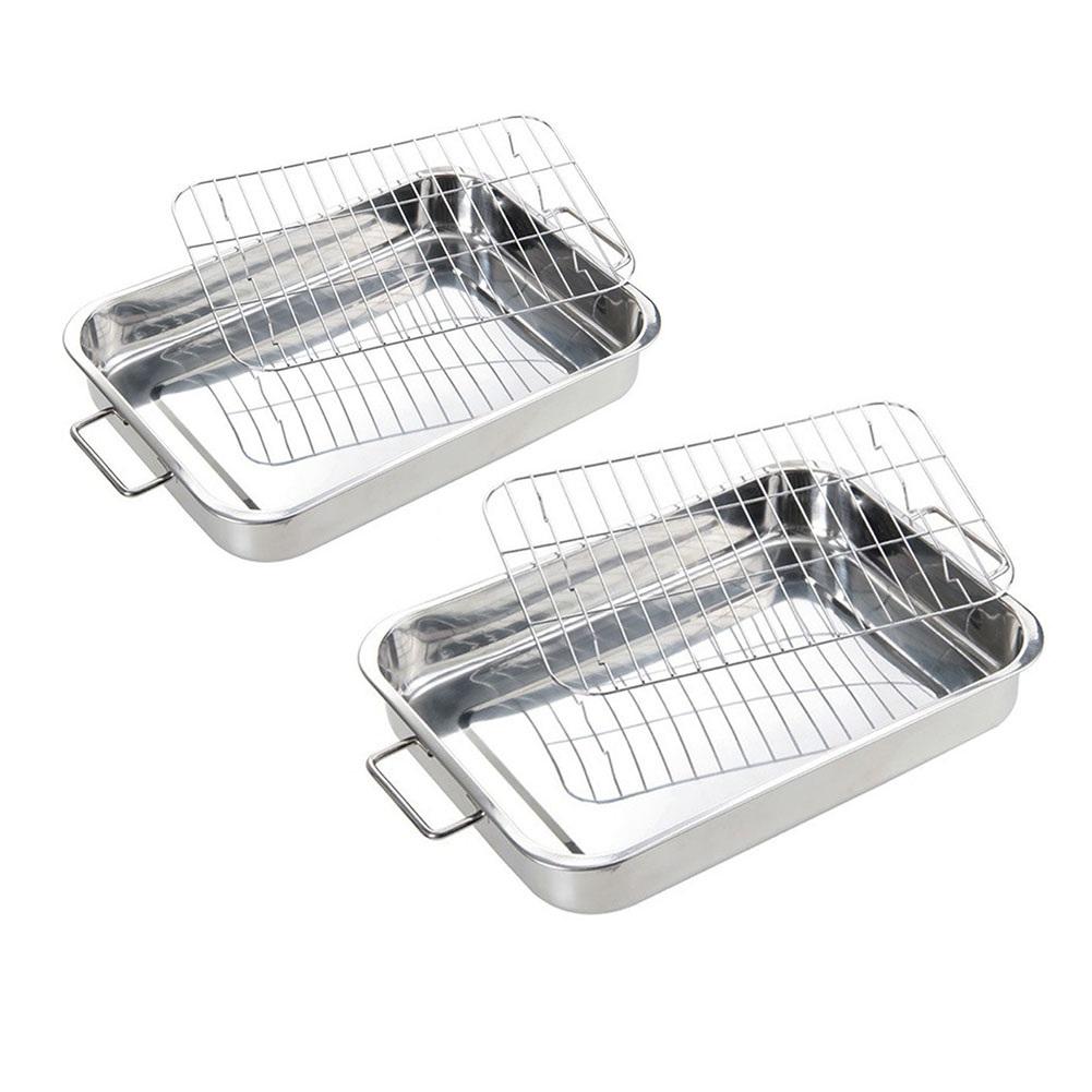 Roasting Tray Grill Rack Baking Supplies Oven Accessory Replacement Tray