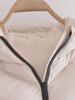 2023 Autumn/Winter Women's Street Fashion Press-glued Color-block Hooded Cotton Vest