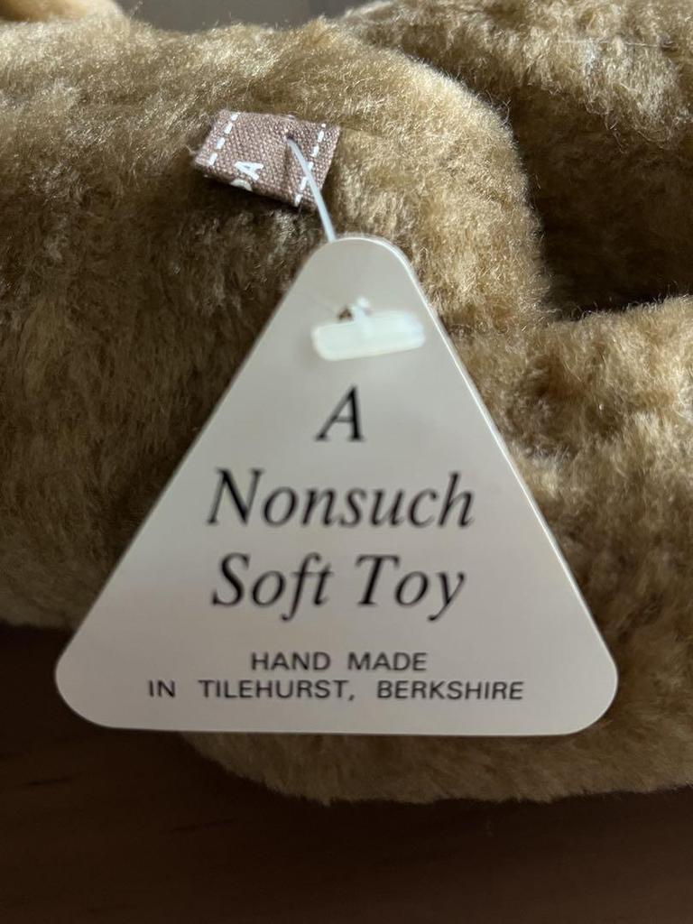 [USED] Nonsuch Teddy Bear, Made In England, Antique, Deadstock, Excellent Condition