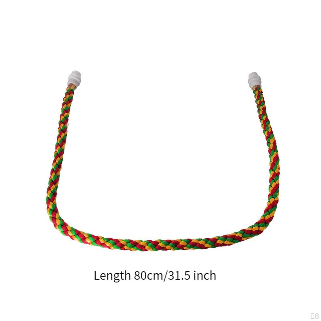 Vogelkäfigspielzeug mit Baumwollseil, Kletterstange für Wellensittiche und Nymphensittiche