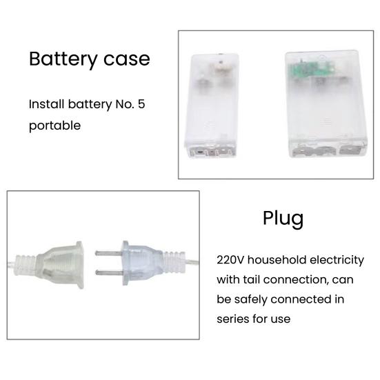 Christmas Snow Ball String Lights Vintage 10/20 LED Bulbs String Light with Snow Scene for Home Patio Fireplace Xmas Tree Decor