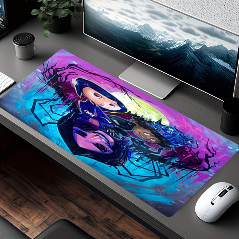 Coraline Print Mouse Pad, for Keyboard Pad Laptop PC Mat for Office Home Use, Desk Decor, Perfect Birthday Gift for Gamers