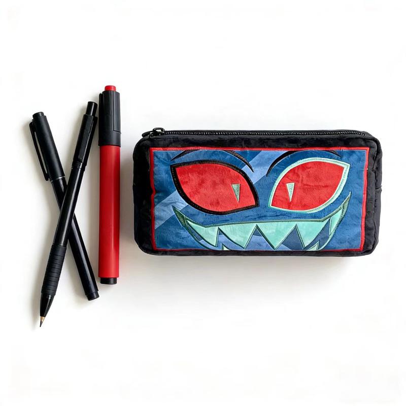 Chaude  Hazbin Hotel Vox Peluche Sac Trousse à Crayons Porte-Monnaie Mignon Anime Périphériques Jouet Anniversaire Cadeau de Noël