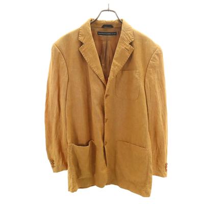 GIANFRANCO FERRE STUDIO Made In Italy 100% Linen Jacket 42 Beige Men's Used