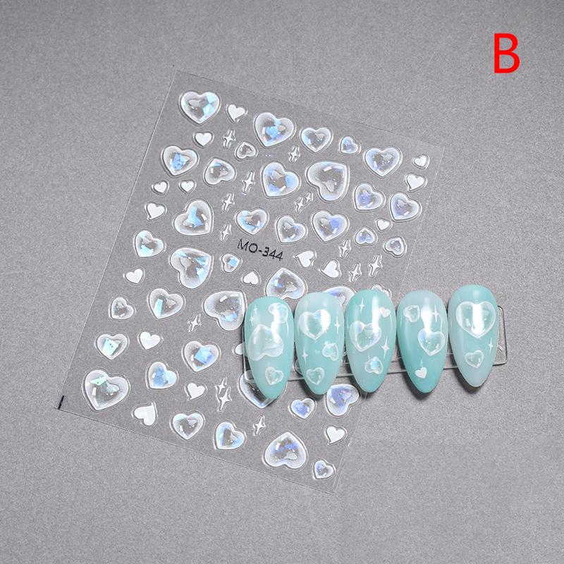 3D Transparent Bubble Nail Art Stickers Nail Decals Self-Adhesive Water Bubble Manicure Slider Diy Nail Decoration Salon Gift