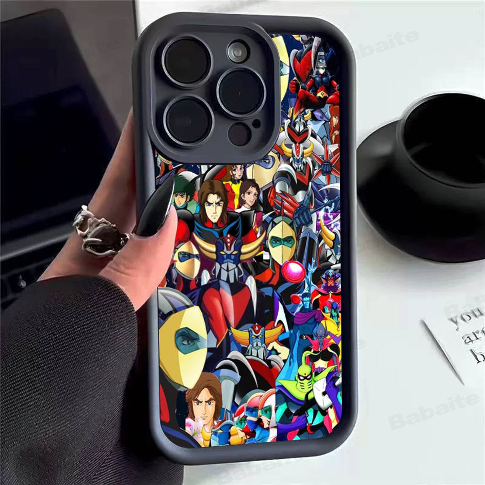 UFO R-Robot G-Goldorak Phone Case For IPhone 17 16 15 14 13 12 11 Pro Max Plus Mini Luck Cover