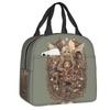 Labyrinth Worm Insulated Lunch Bag for Outdoor Picnic Musical Adventure Movie Leakproof Cooler Thermal Lunch Box Women Kids