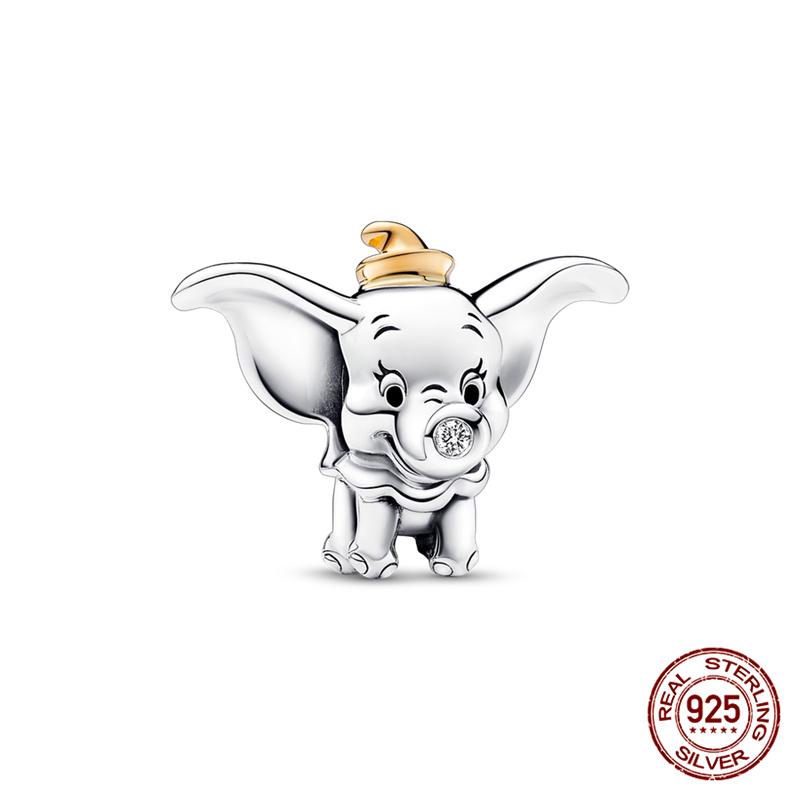 New  Mickey Minnie Beaded Marvel Lron Man Charms Plata De Leyoriginales Fit Bracelet Diy Jewelry Making Women'S Gift