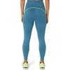 Asics Mesh Panel Training Tight Solid Color High Waist Elastic Slim Fit Leggings Women Leggings Blue 2032C711-407