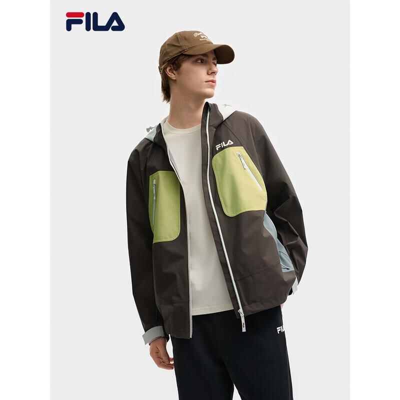 FILA Men s Color-block Hooded Woven Jacket M