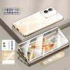 360 Full Case For Vivo T2 Pro IQOO Z7 Pro 5G Double Sided Magnetic Adsorption Metal Capa Tempering Glass Clear Phone Cover