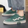 Fashion Men's Trending Low Top Canvas Skateboarding Breathable Shoes Stduents Boys Male Popular Casual Soft Sole Running Sneakers For Teens