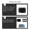 2 Pieces Skateboard Risers Shock Absorption Rise Pads Outdoor Height Increase Washer Protective Sports Skate Board Gasket