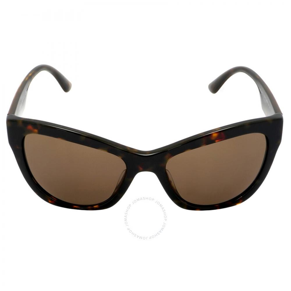 

Versace Dark Brown Cat Eye Ladies Sunglasses Ve4417u 108 73 56