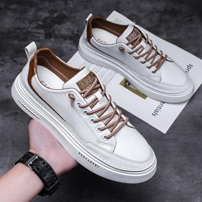 Men Shoes Sneakers New Summer Mens Leather Shoes 2023 Sports Board Platform Shoes for Men