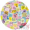 100Pcs/Set Funny Healing Label Art Series 01 Stickers DIY Scrapbooks Album Decor Decals Stickers