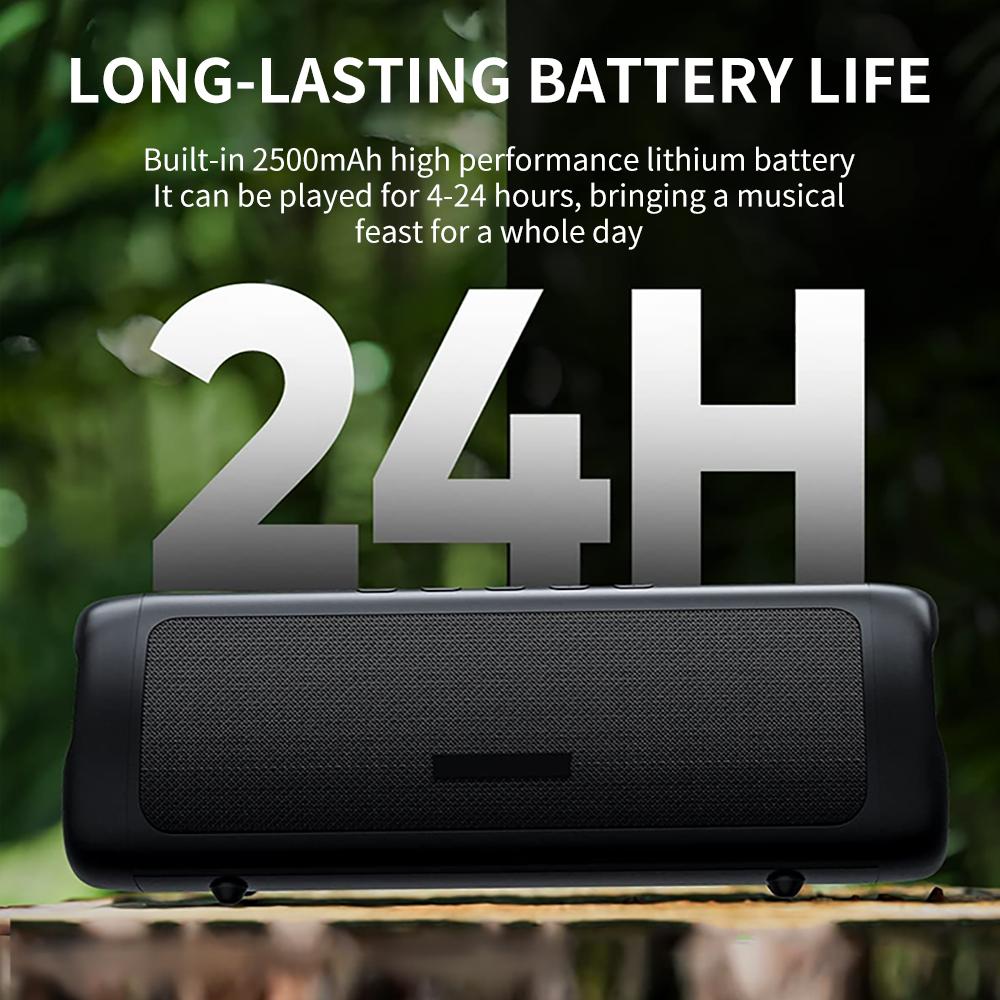 CYBORIS C27 Przenośny Kolorowe Światło Głośnik Kompatybilny z Bluetooth Wodoodporny Dźwięk Subwoofer