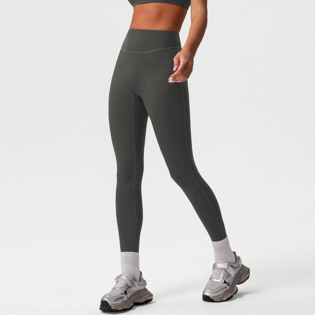 Women's High Waist V-Shaped Waistband Naked Feel Yoga Leggings