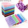 Silicone World Silicone Ice Cube Mold 15/24 Grids Square With Lids Trays Icecream Cold Drinks Whiskey Cocktails Tools Ice Mold