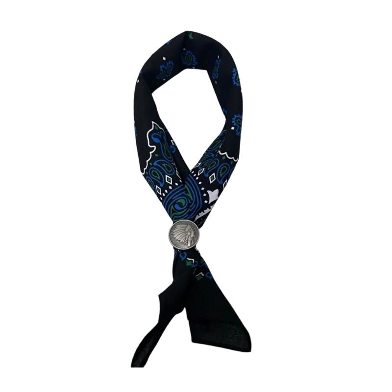 Bandana Classique Motif Cachemire Occidental Foulard de Tête pour le Sport et l'Activité de Plein Air Accessoire Hiphop
