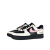 Nike Air Force 1 Leather Abrasion Resistant Slip Resistant Low top Skateboard Shoes Women's Black Pink DD8959-001()