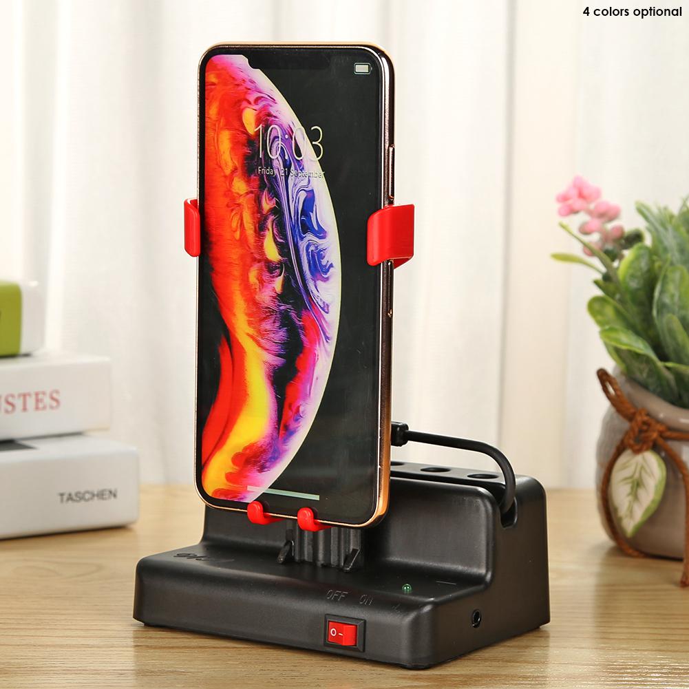 Phone Swing Automatic Shake Stand Desk Walking Motion Brush Step Safety Wiggler with USB Cable Automatic Phone Shaker Swinger