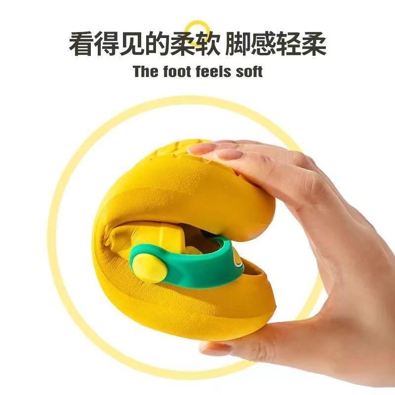 Kids Non Slip Breathable Clogs Summer Cartoon Sandals Boys Girls Comfortable Home Outdoor Beach Shoes