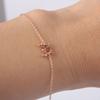 Mezmic 14K Gold M Logo Bracelet
