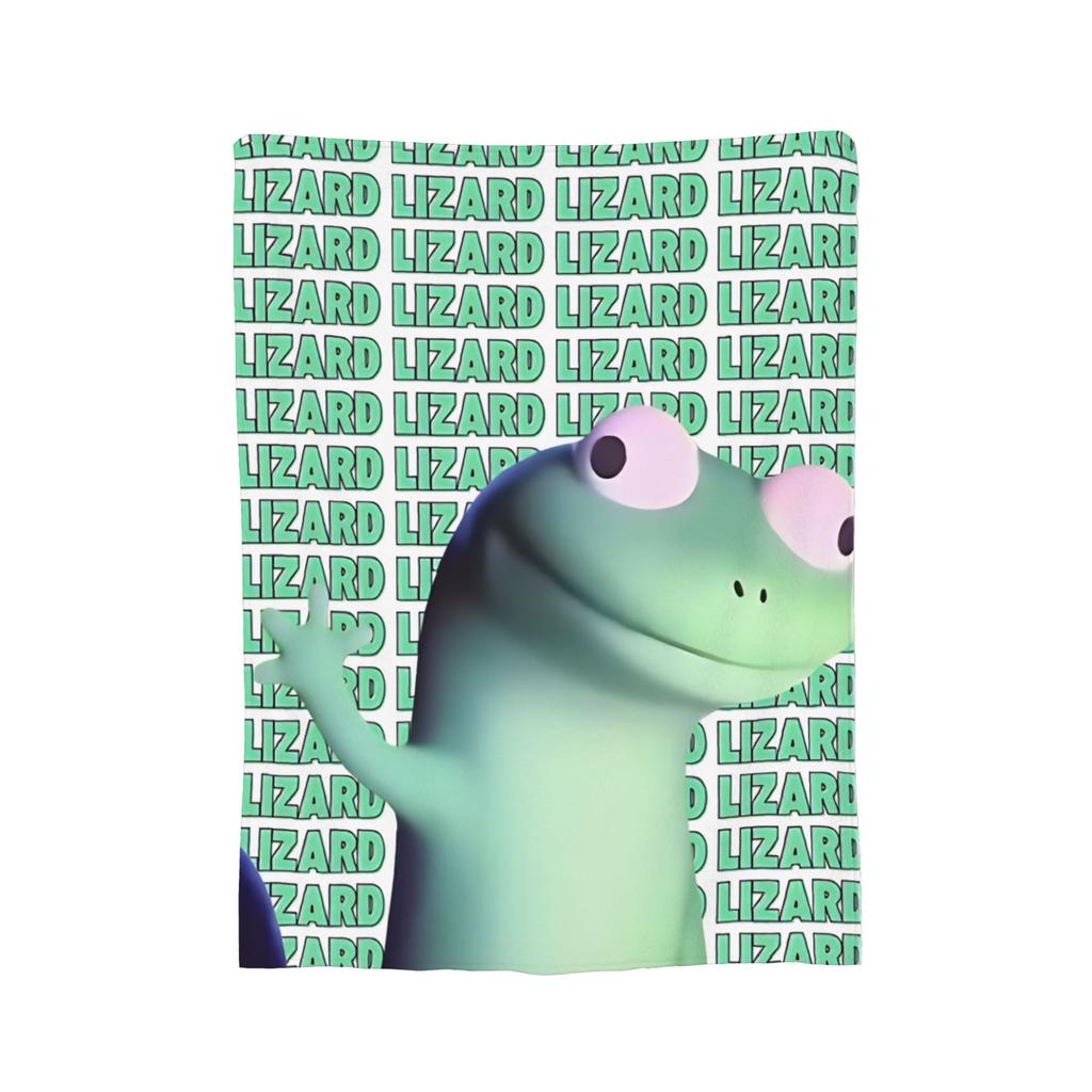 Hoppers Cute Tom Lizard Retro Blankets Flannel Throw Blankets Bedroom Sofa Decoration Ultra-Soft Warm Bedsprea ,