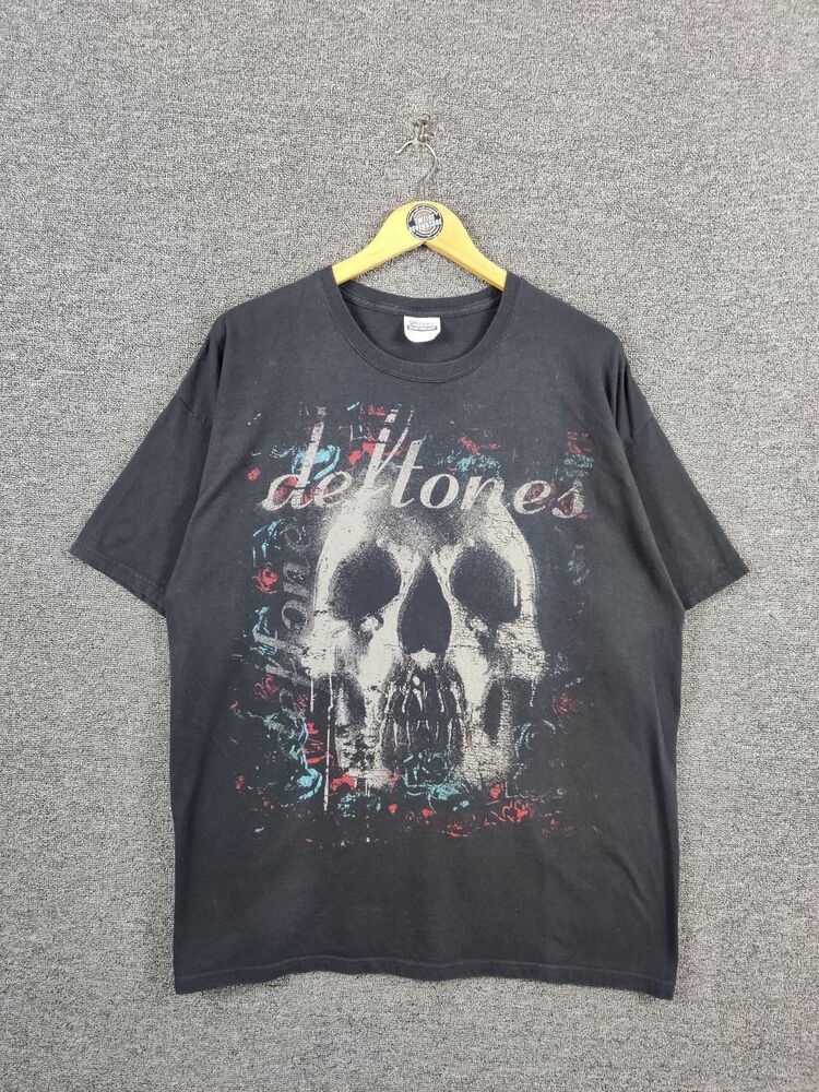 

Винтаж 90-х Deftones Minerva Рок-группа Черная Унисекс Футболка Репринт S-5XL KH10207 Унисекс Футболка S