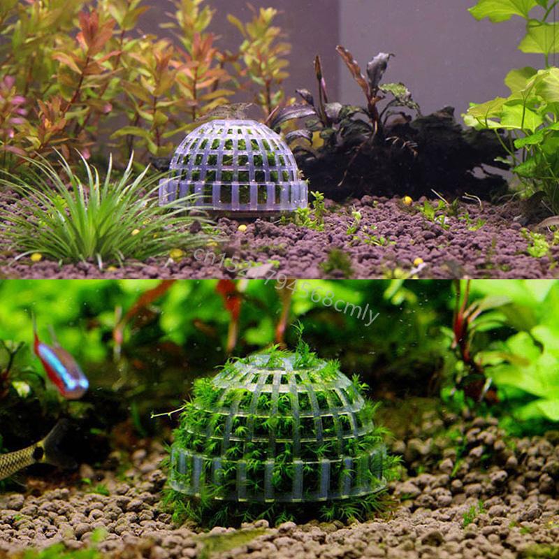 Natural Mineral Aquatic Moss Ball for Aquarium Crystal Red Shrimp Fish for Tank 6XDE