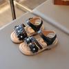 Girls' Floral Sandals New Summer Children's Shoes Princess Shoes Korean Version Soft Sole Non-Slip Toddler Baby Shoes