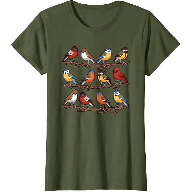 Bird Lover Birding Birdwatching Men  T-Shirt