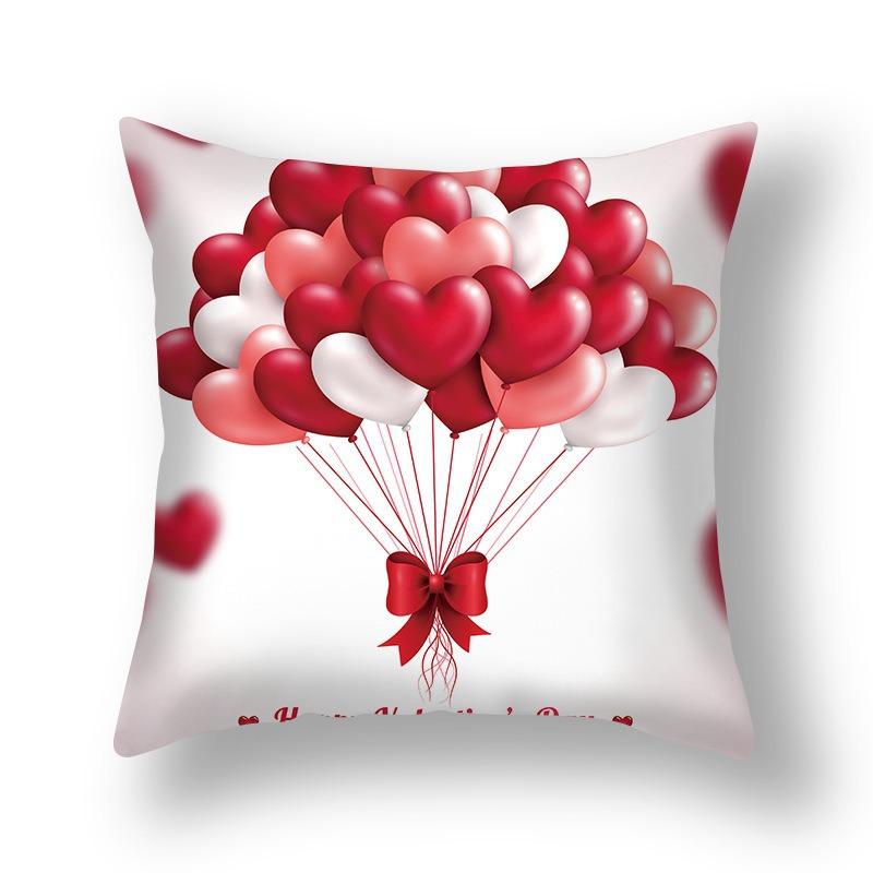 New Valentine's Day Pillow Cover Home Pillow Cushion Sofa Cushion Linen Pillow Cover