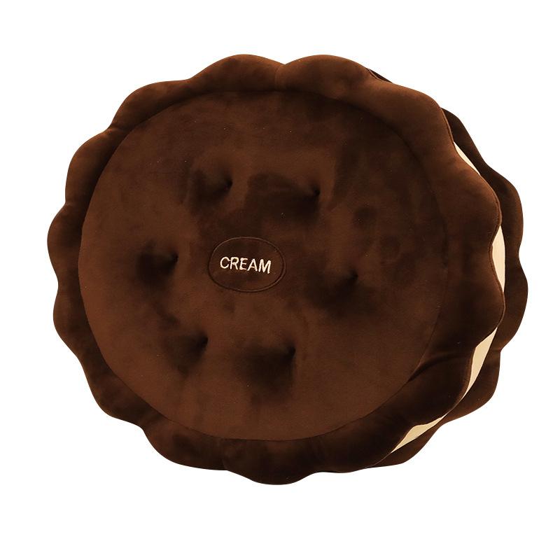 Creative Sandwich Chocolate Biscuits Throw Pillow Plush Toy Office Seat Cushion Tatami Futon Seat Cushion