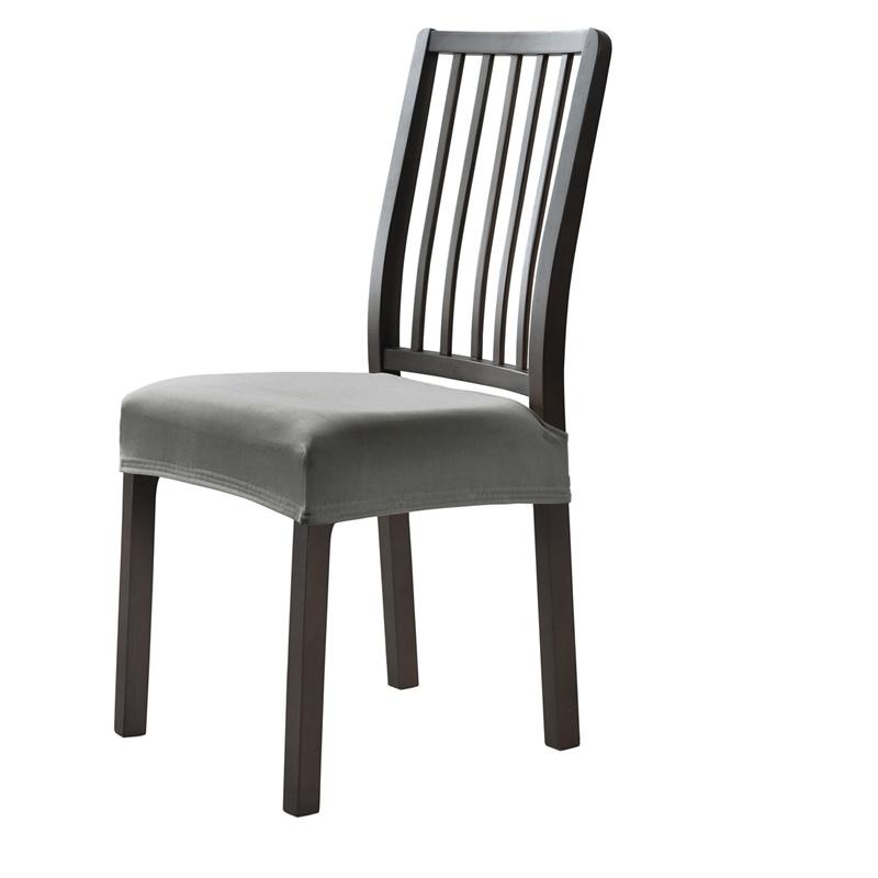 

1 шт. Мягкий бархатный чехол на сиденье обеденного стула, однотонные чехлы для стульев, съемный, пылезащитный чехол-накидка на подушку стула el Home 1PC