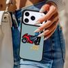 Cartoon Motorcycle Phone Case For iPhone 17 Air 14 15 13 12 Max Cover For Apple 14 15 16 16e 11 Pro Max Plus Coque