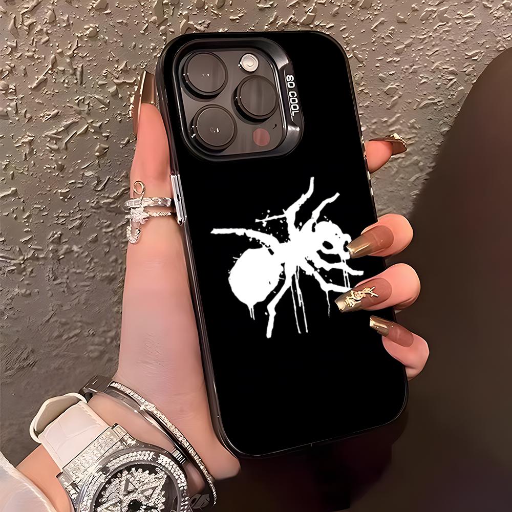 The Prodigy Artist Logo Phone Case For IPhone17 Air 16 15 14 Plus 13 12 11 Pro XS Max Silver Black Bumper Case