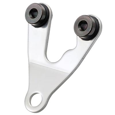 Daytona 61197 Motorcycle Meter Stay, Mounting Width 1.8 Inches (45 Mm), Mounting M10, Anti-Vibration Rubber, Stainless Steel, Center/10° Bend