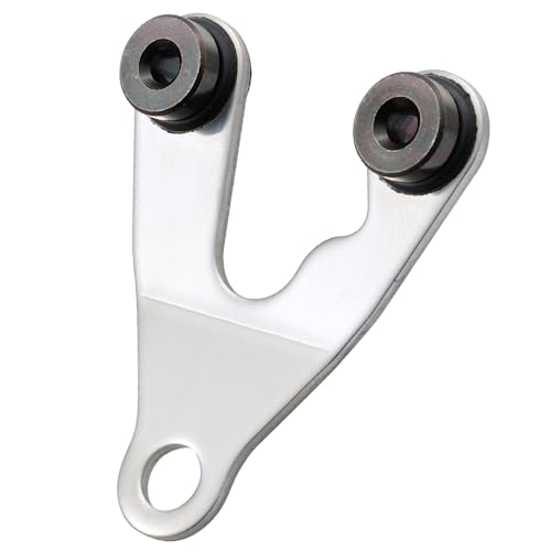 Daytona 61197 Motorcycle Meter Stay, Mounting Width 1.8 Inches (45 Mm), Mounting M10, Anti-Vibration Rubber, Stainless Steel, Center/10° Bend