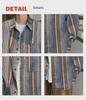 Men's Japanese Retro Striped Long-Sleeve Shirt – Spring/Autumn Casual Hong Kong Style Jacket