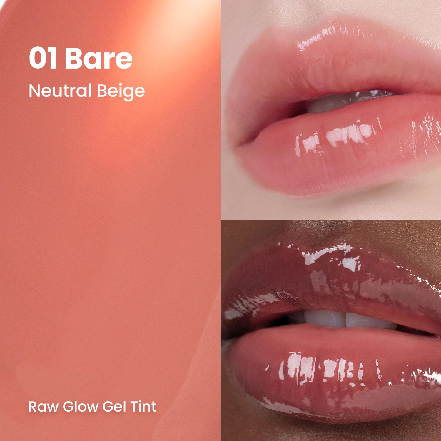 

HINCE Гель-тинт Raw Glow 4 мл 01 BARE