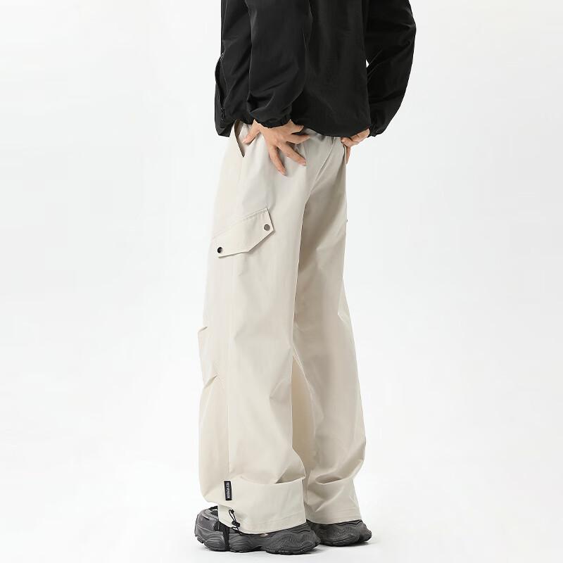 VANCAMEL Men's Loose Casual Cargo Sports Pants