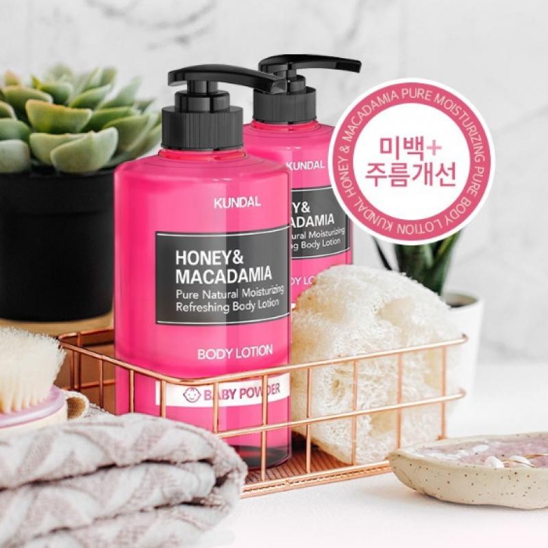 Kundal Honey   Macadamia Body Lotion 500ml Baby Powder