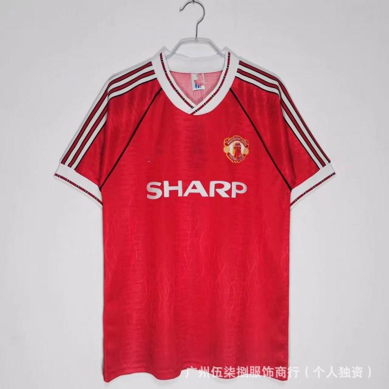 Vintage Retro Fodboldtrøjer Klub Klassiske Fodboldtrøjer Manchester United Arsenal Barcelona Celtic Atletico Madrid Rangers