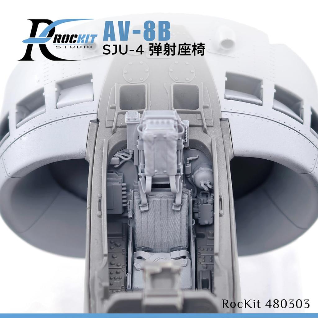 Rokit Studios McDonnell Douglas Harrier II Ejection Seat UMa Plastic Model Parts RKS480302 1/48 AV-8B SJU-4 (for Models) (Airplane)
